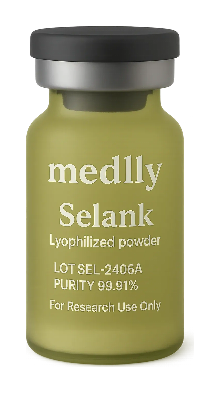 Selank research vial