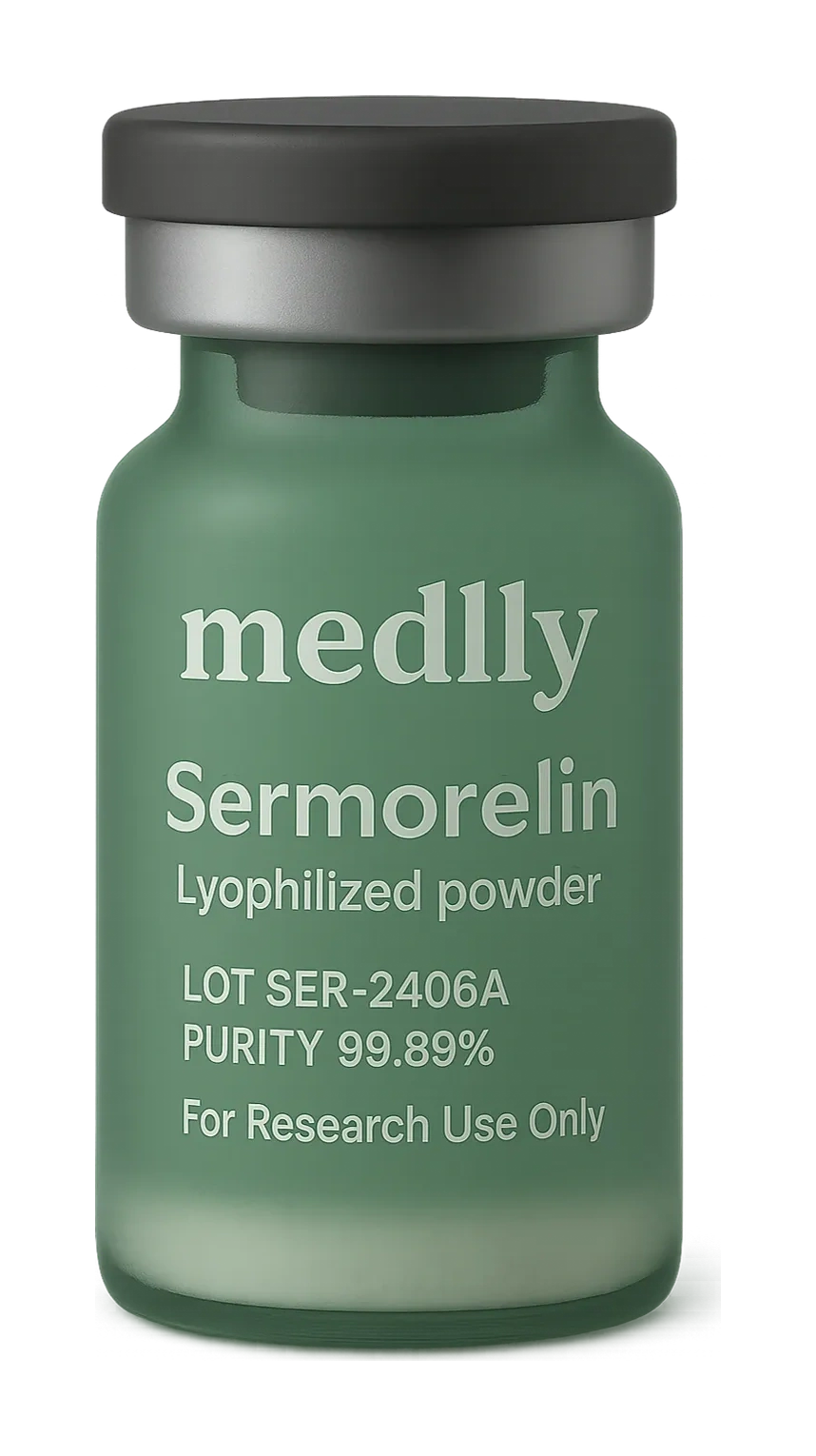 Sermorelin research vial